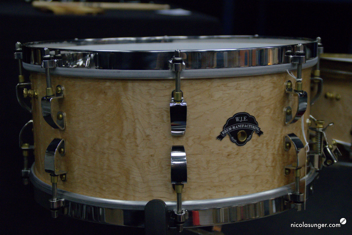 W.J.E Steam bent Birdseye-Maple Snare